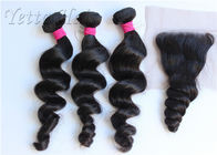Phần mở rộng tóc dệt 18 hoặc 20 inch Brazil có thể được nhuộm và tẩy