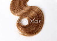 Brown No Chemical 100% Brazil Virgin Hair / Wet and Wave Human Hair