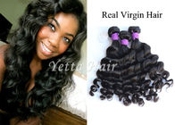 Loose Wave 100 Virgin Peru Hair, Real Virgin Hair Extension Không rụng