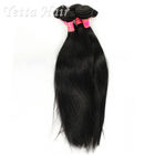Màu đen mềm mại 6A Virgin Brazil Tóc thẳng có thể được nhuộm và ủi bất kỳ màu nào