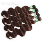 Tangle Free 100 Tóc Remy Ấn Độ, Phần mở rộng tóc Body Wave Mềm / bóng / Sạch