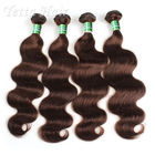 Tangle Free 100 Tóc Remy Ấn Độ, Phần mở rộng tóc Body Wave Mềm / bóng / Sạch