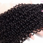 Phần mở rộng tóc khỏe mạnh của Ấn Độ Remy / Gói tóc 22 inch với đóng cửa uốn xoăn