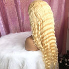 Deep Wave 100% Peru Kiểu tóc con người Phần mở rộng 613 # Màu tóc vàng cho quý cô