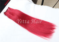 Màu đỏ tươi chưa được xử lý của Eurasian Remy Hair, 16 Inch Hair Hair