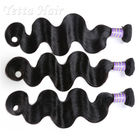 Tangle Free Jet Black Virgin Virgin Hair With Bouncy and Soft
