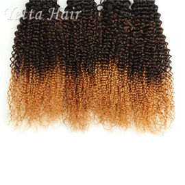 Kinky Curly 100g 7A Brazil Virgin Hair Three Tone có thể nhuộm được