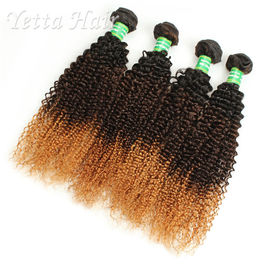 Kinky Curly 100g 7A Brazil Virgin Hair Three Tone có thể nhuộm được