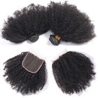 100% tóc người Brazil cho phụ nữ da đen / Gói xoăn xoăn Afro