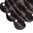 Màu tóc tự nhiên 100% Virgin Brazil Tóc gợn sóng / 8 inch - Gói dệt 40 inch