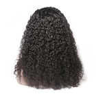 Màu sắc tự nhiên Ý Màu đen tóc con người sóng phía trước tóc giả ren cho phụ nữ