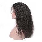 Màu sắc tự nhiên Ý Màu đen tóc con người sóng phía trước tóc giả ren cho phụ nữ
