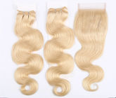 613 Màu tóc vàng 100% Phần mở rộng tóc Trinh nữ Campuchia đầy đủ và dày