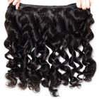 30 &amp;#39;&amp;#39; Peru Loose Wave Virgin Hair Dệt Pre Plucked Front Với ​​Gói