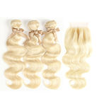 OEM 100% Brazil Virgin Body Hair Wave Remy 613 Blond Gói tóc con người